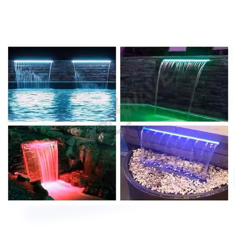 Waterfall Led Light,Water Descent for Water Features