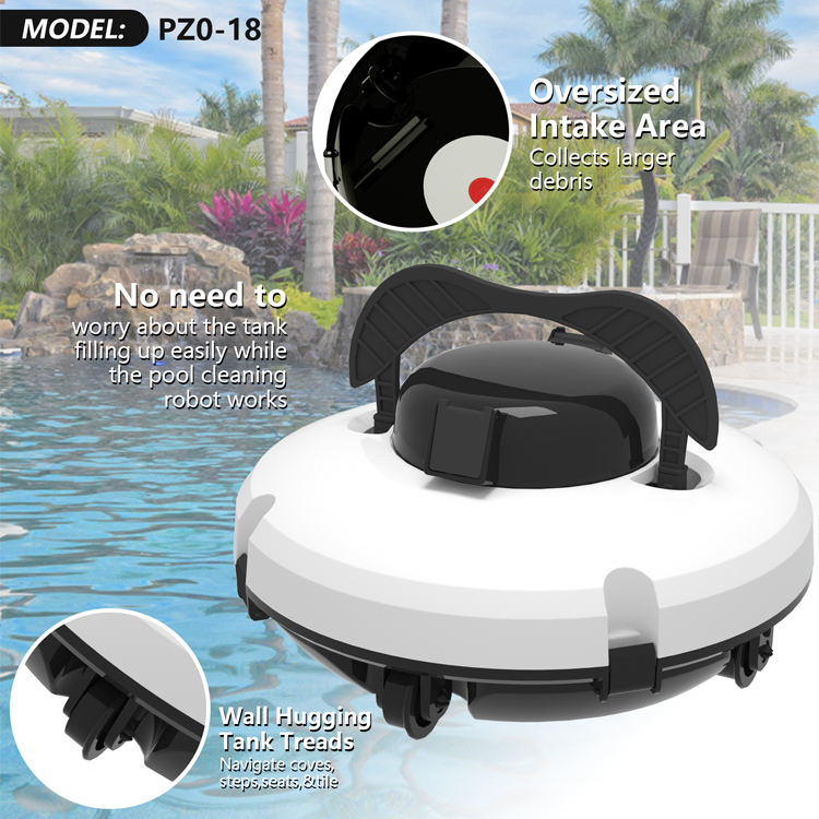 AZO-18 Series Cordless Pool Cleaning Robot