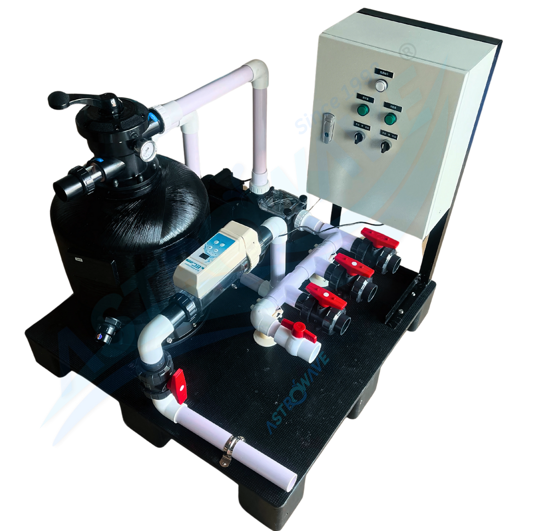 All-in-One Pool System for Filtration and Disinfection